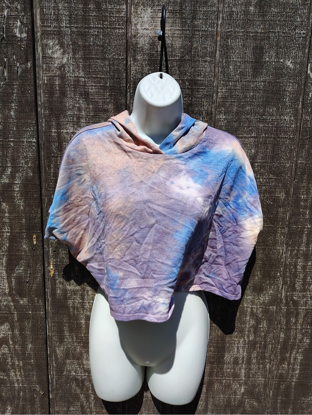 Saints 2 Hooded Tie Dye Crop Top